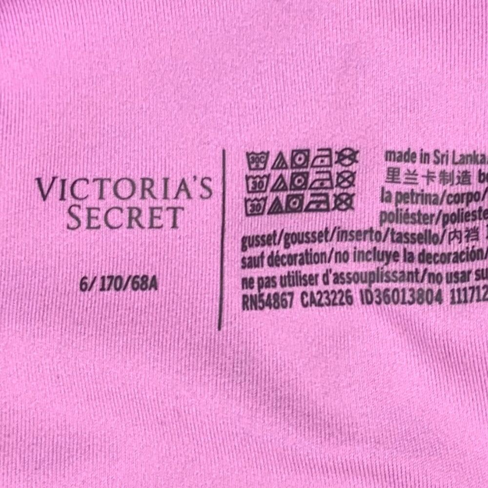 Victoria's Secret Pink/Lilac work out leggings with side pockets Size 6 - Picture 6 of 9